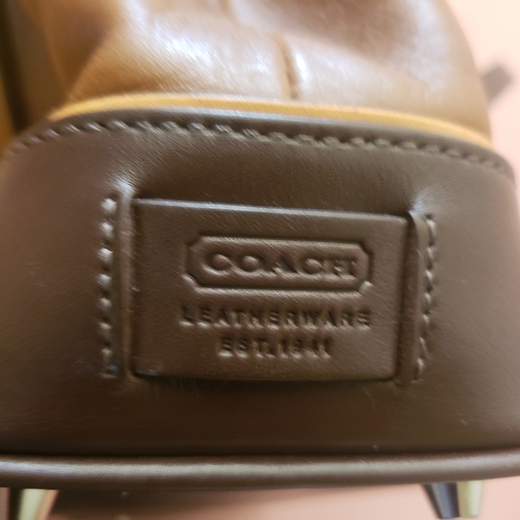 Coach Limited Edition 7547 Hampton Leather Satchel Brown Tan Y2K Vintage - Picture 6 of 16